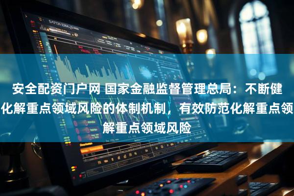 安全配资门户网 国家金融监督管理总局:不断健全防范化解重点领域风险的体制机制,有效防范化解重点领域风险